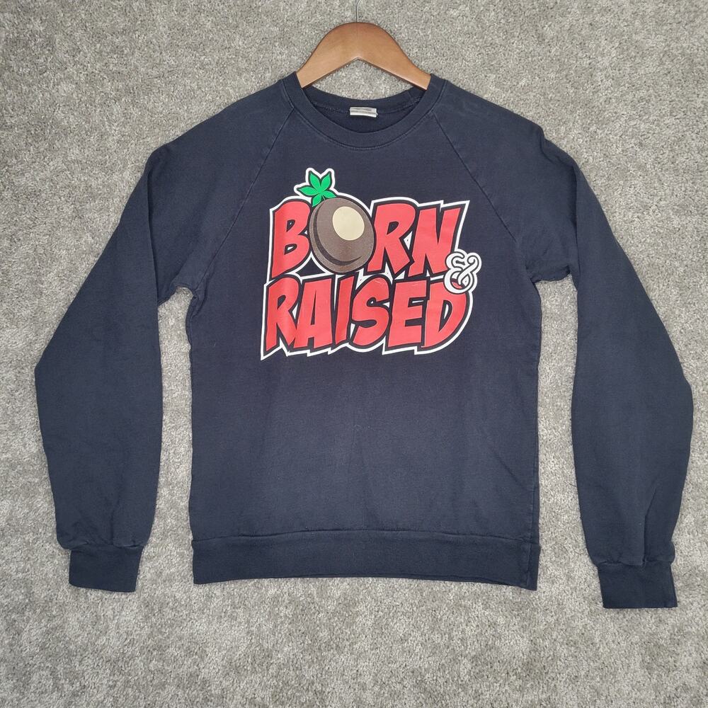 Born And Raised Lightweight Coconut Sweater Made In USA Unisex Size S
